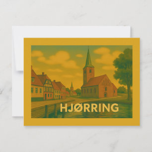 Hjørring Denemarken Kerk Briefkaart