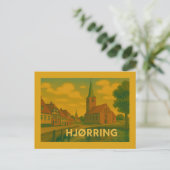 Hjørring Denemarken Kerk Briefkaart (Staand voorkant)