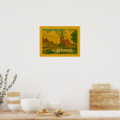 Hjørring Denemarken Kerk Poster (Keuken)