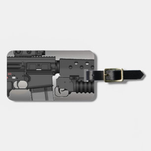 HK417 met M203 Bagagelabel