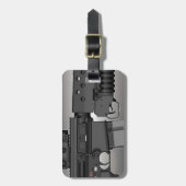 HK417 met M203 Bagagelabel (Voorkant verticaal)