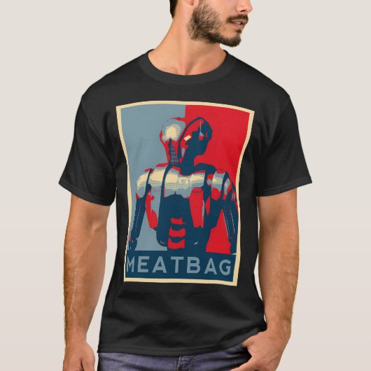 HK-47 gehaktzak Poster T-shirt (Voorkant)