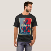 HK-47 gehaktzak Poster T-shirt (Voorkant volledig)