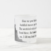 HK bevroren mok vrijheidsbeeld afkomstig van mist (Center)