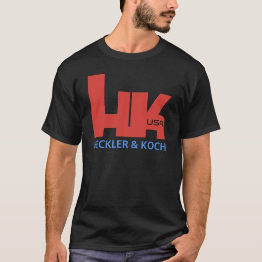 HK Heckler en Koch Logo T-shirt (Voorkant)