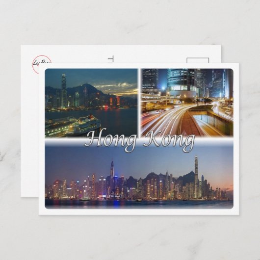 HK Hongkong - Briefkaart (Voorkant / Achterkant)