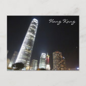 hk night ifc briefkaart (Voorkant)