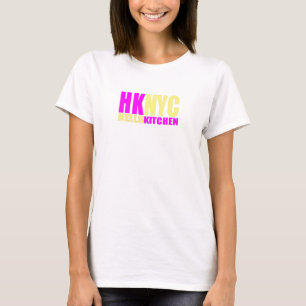 HKNYC geel en roze T-shirt