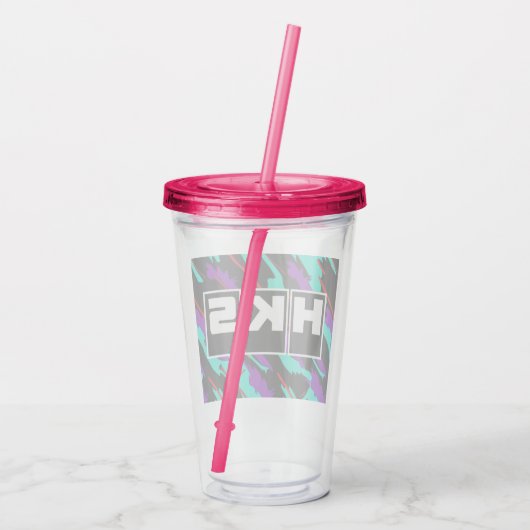 HKS TUMBLER ACRYL DRINKBEKER (Achterkant)
