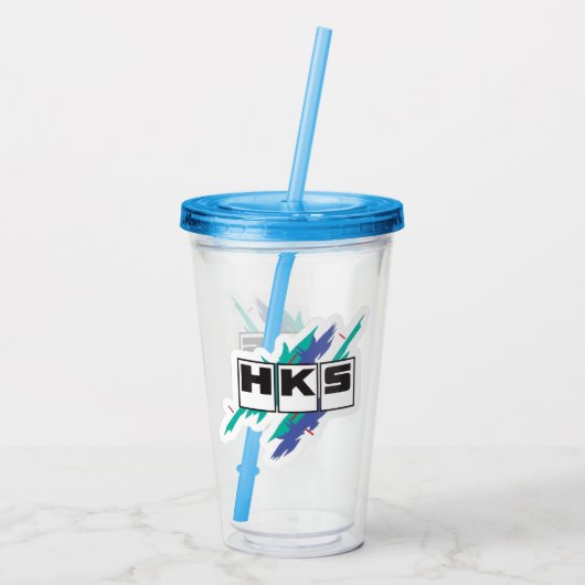 HKS TUMBLER ACRYL DRINKBEKER (Achterkant)