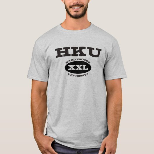 HKU Hard Knocks University T-shirt (Voorkant)