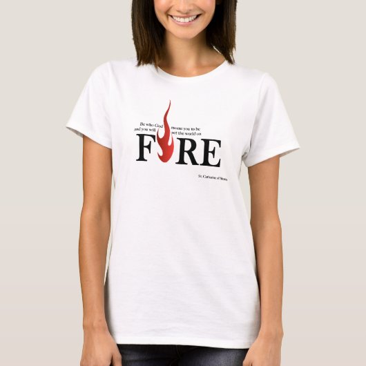Hl. Catharina van Siena T-shirt (Voorkant)