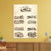 HL Emory en Sons Canvas Afdruk (Insitu (Woonkamer))