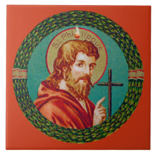 Hl. Filippus de apostel (JMAS 10) Tegeltje
