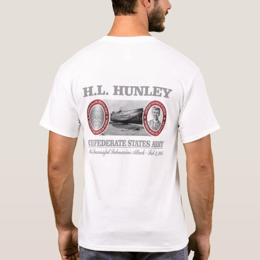HL Hunley (CSA) T-shirt (Achterkant)