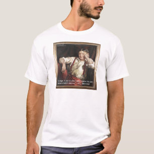 HL Mencken Grafiek & Citaat Over Rechters T-shirt