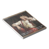 HL Mencken Graphic & Quote op rechters Notitieblok (Schuin)