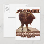 HL Mencken Quote en...Argh. Briefkaart (Voorkant / Achterkant)