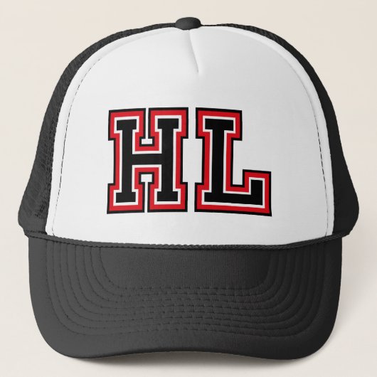 'HL' Monogram Trucker Pet (Voorkant)