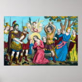 Hl. Philomena Onthoofd Poster (Voorkant)