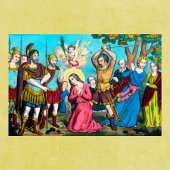 Hl. Philomena Onthoofd Poster