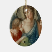 Hl. Rafaël de Aartsengel (M 012) Keramisch Ornament (Rechts)