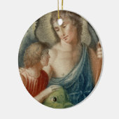 Hl. Rafaël de Aartsengel (M 012) Keramisch Ornament (Links)