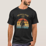 HL Ranch Heartland Harartland ranch Sunset heartla T-shirt<br><div class="desc">HL Ranch Heartland Heartland ranch Sunset Heartland heartland ranch alberta grappige Valentijnsdag trooter plaatst diy floor pillow861</div>