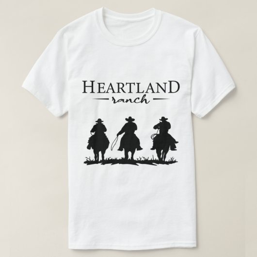 HL Ranch, Heartland, Hartland ranch, Heartland UK T-shirt (Design voorkant)