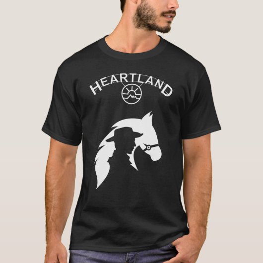 HL Ranch Heartland, hoofdstad van de stad Heartlan T-shirt (Voorkant)