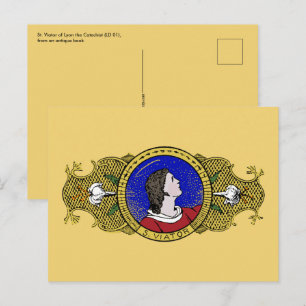 Hl. Viator van Lyon de catecheet (LD 001) Briefkaart