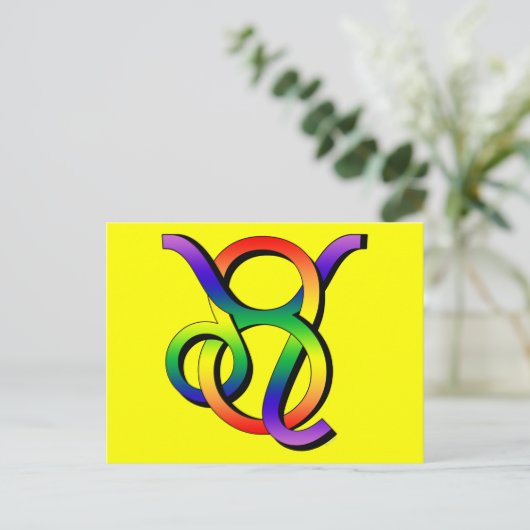 HLBT Leo & Taurus Briefkaart (Staand voorkant)