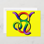 HLBT Leo & Taurus Briefkaart (Voorkant / Achterkant)