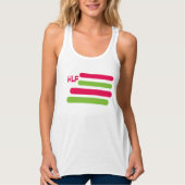 HLF Pledge Allengiance Racerback Tank (Voorkant)