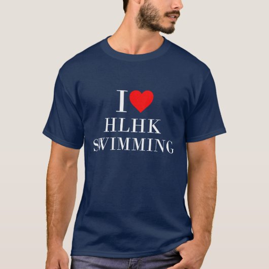 HLHK DAT IK VAN ZWEMMERING hou T-shirt (Voorkant)
