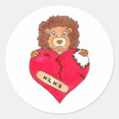 HLHS BEWUSTMAKING RONDE STICKER (Voorkant)