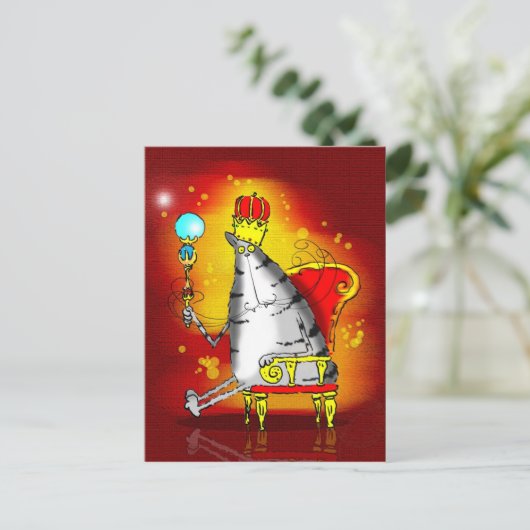 Hlz_king Briefkaart (Staand voorkant)