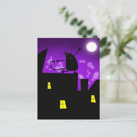 Hlz_Moon Briefkaart (Staand voorkant)