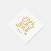 HM Monogram of MH Monogram Napkins Servet (Hoek)