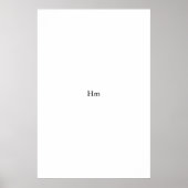 Hm Poster (Voorkant)