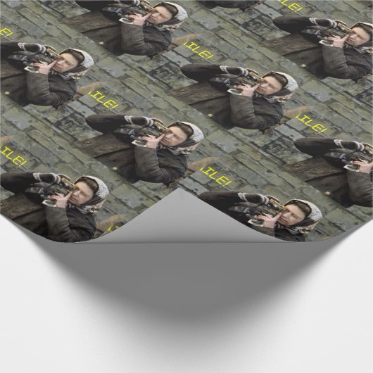 HM Queen Elizabeth Camera Smile! Cadeaupapier (Hoek)