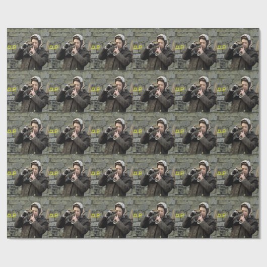 HM Queen Elizabeth Camera Smile! Cadeaupapier (Vlak)