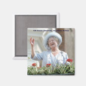 HM Queen Elizabeth, de koningin Moeder 1990 Magneet (Voorkant / Achterkant)