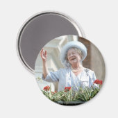 HM Queen Elizabeth, de koningin Moeder 1990 Magneet (Voorkant / Achterkant)