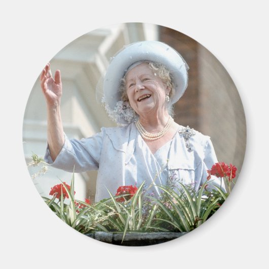 HM Queen Elizabeth, de koningin Moeder 1990 Magneet (Voorkant)