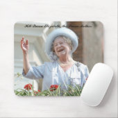 HM Queen Elizabeth, de koningin Moeder 1990 Muismat (Met muis)