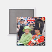 HM Queen Elizabeth-Duke of Edinburgh Magneet (Voorkant / Achterkant)