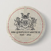 HM Queen Elizabeth II 1926-2022 Button (Voorkant)
