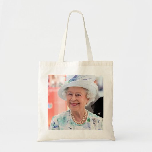 HM Queen Elizabeth II Abu Dhabi Professional Foto Tote Bag (Voorkant)
