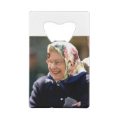HM Queen Elizabeth II Creditkaart Flessenopener (Achterkant)